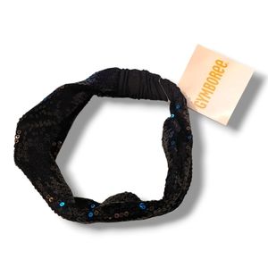 Gymboree Girls 3+ Black Sequin Dressy Headband